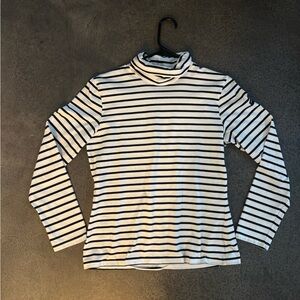 Saint James For J.Crew Striped Long Sleeve Turtleneck Top Made In France
